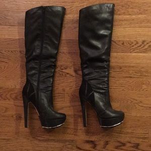 SALE!!! Brand New Black Over The Knee Boots
